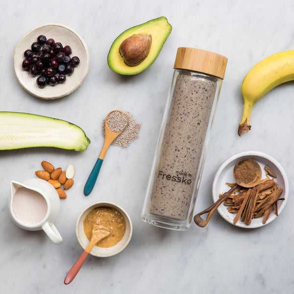  Nourish Vitality Smoothie in TOUR Fressko glass flask