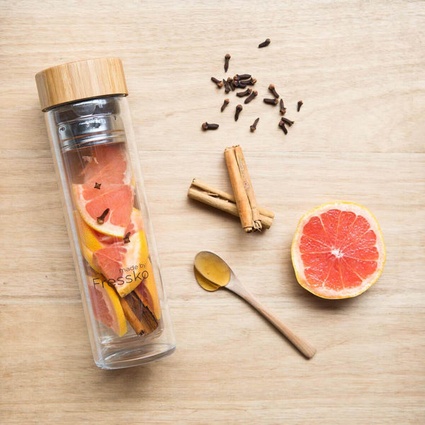 Grapefruit and cinnamon in a fressko flask