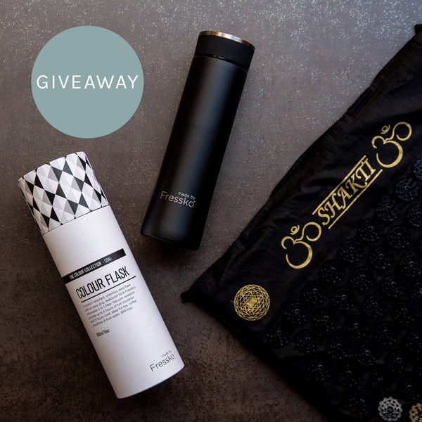 giveaway, competition, Fressko, Yoga mat, Flask, drink bottle