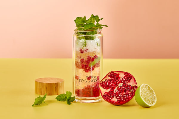 Pomegranate Mint & Lime Infused Lemonade