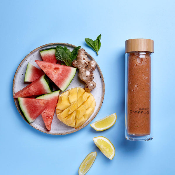 Summer Detox Smoothie in Fressko LIFT glass flask