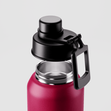 Drink Bottle | Core | Rouge | Stainless Steel | 1L/34oz Made By Fressko Drink Bottle